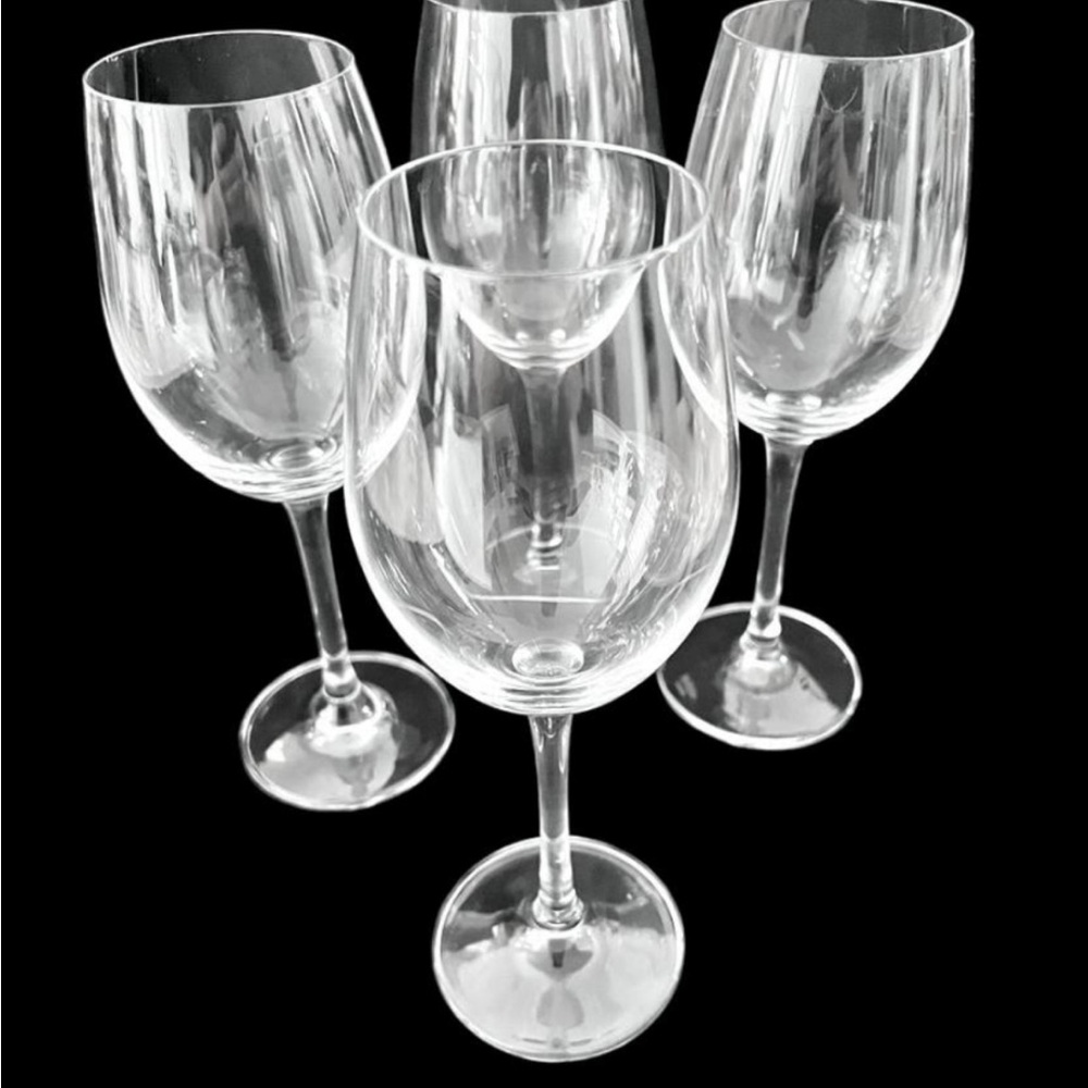 SET 4 SIGNED STOLZLE LAUSITZ 9" CLASSIC WINE CABERNET BORDEAUX CRYSTAL GLASSES